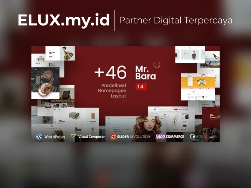 Jual Mr bara Responsive Multi Purpose Ecommerce Wordpress Theme