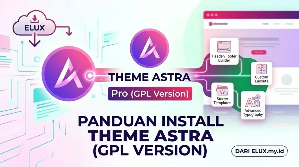 trik dan panduan install theme astra pro