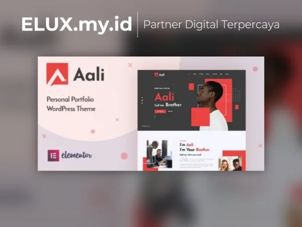 Lisensi Resmi Aali Personal Portfolio Wordpress Theme
