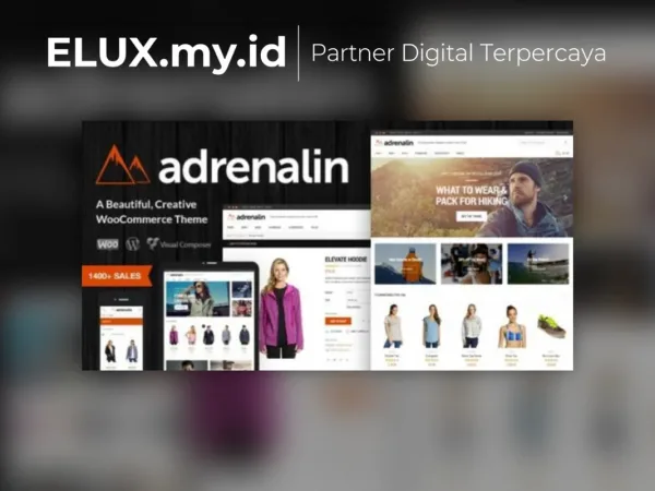 Foto Asli Adrenalin Multi Purpose Woocommerce Wordpress Theme