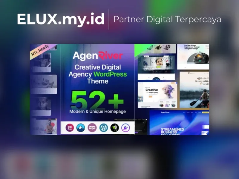 Agenriver Creative Digital Agency Wordpress Theme Detail Produk Agenriver Creative Digital Agency Wordpress Theme