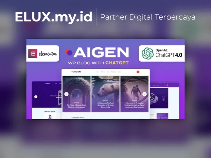 Aigen Ai Inspired Wordpress Blog Wordpress Theme Detail Produk Aigen Ai Inspired Wordpress Blog Wordpress Theme