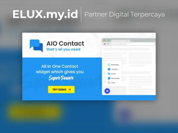 Jual Aio Contact All In One Contact Widget Support Button Wordpress Plugin