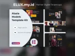Alasia Model Agency Elementor Lifetime Template Kit Alasia Model Agency Elementor Template Kit