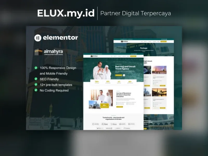 Almahyra Umrah Hajj Tour Travel Elementor Pro Foto Asli Almahyra Umrah Hajj Tour Travel Elementor Pro Template Kit Lifetime