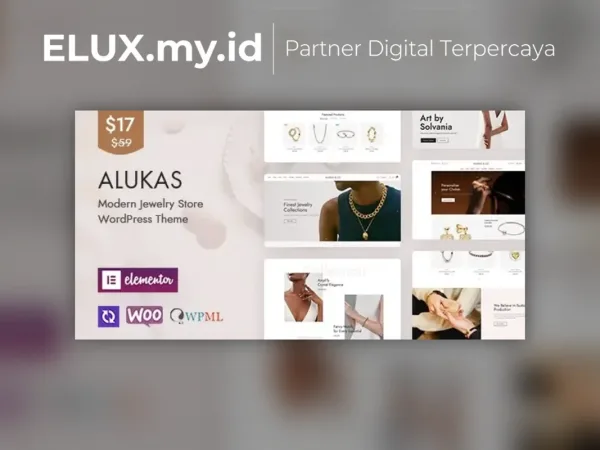 Jual Alukas Modern Jewelry Store Wordpress Theme
