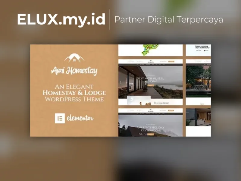 Detail Produk Ami Homestay Hotel Booking Wordpress Theme