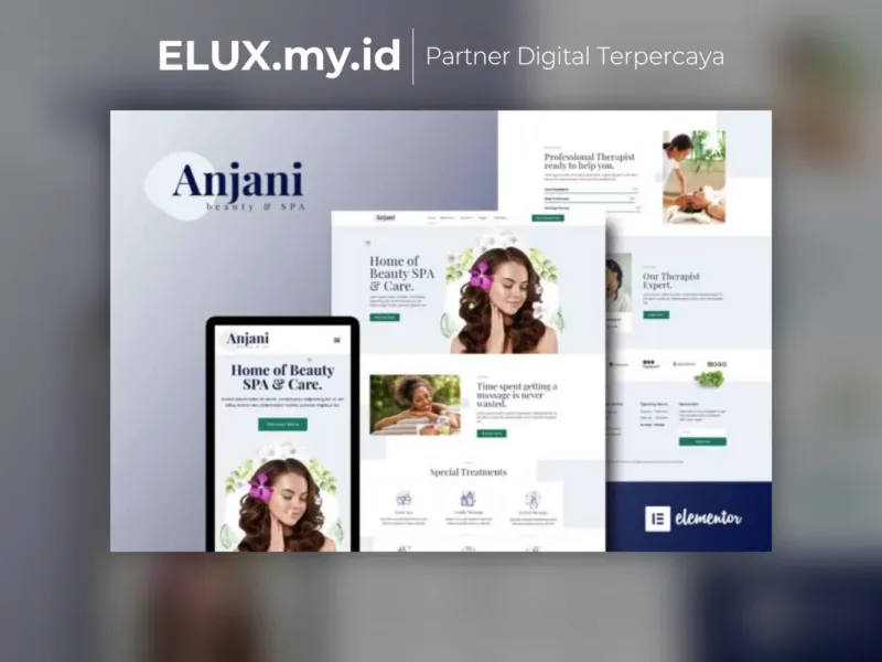 Anjani Spa Beauty Elementor Template Kit Lifetime Foto Asli Anjani Spa Beauty Elementor Template Kit Lifetime Unlimited Domain