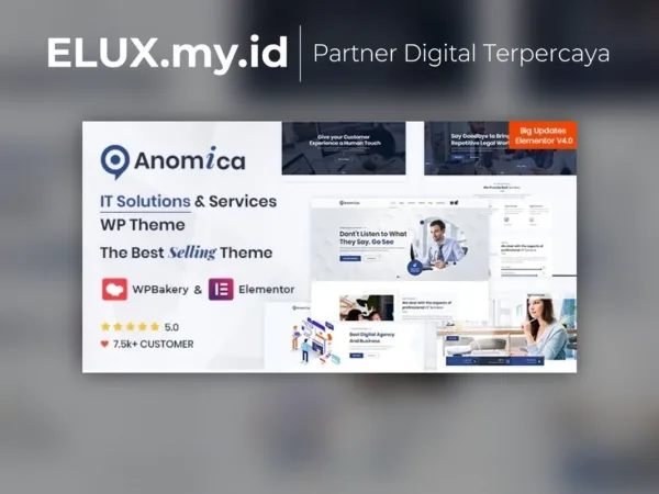 Detail Produk Anomica It Solutions And Services Wordpress Theme