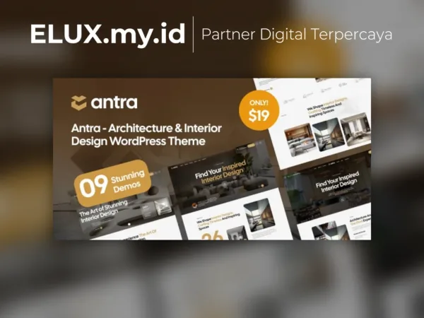 Foto Asli Antra Architecture Interior Design Wordpress Theme