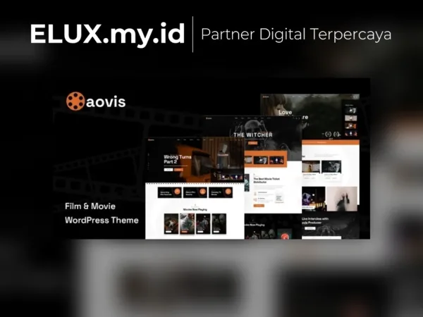 Lisensi Resmi Aovis Booking Movie Tickets Wordpress Theme