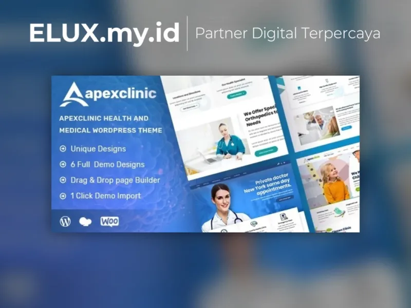 Apexclinic Health Clinic Wordpress Theme Detail Produk Apexclinic Health Clinic Wordpress Theme