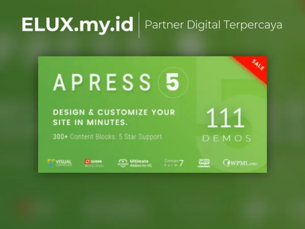Jual Apress Responsive Multi Purpose Wordpress Theme