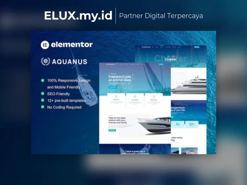 Aquanus Yacht Club Boat Rental Elementor Template Lisensi Resmi Aquanus Yacht Club Boat Rental Elementor Template Kit Lifetime