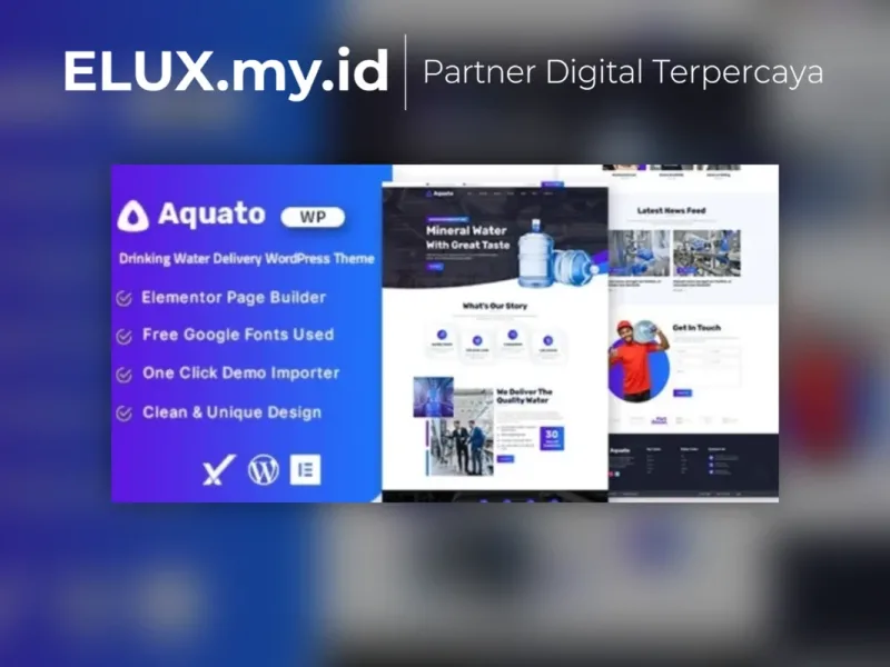 Aquato Drinking Water Delivery Wordpress Theme Detail Produk Aquato Drinking Water Delivery Wordpress Theme