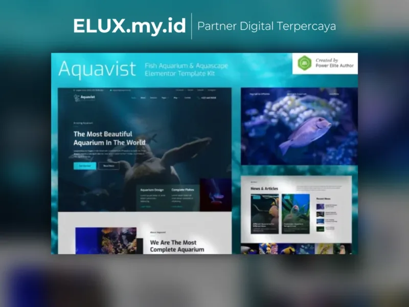 Aquavist Fish Aquarium Aquascape Elementor Lisensi Resmi Aquavist Fish Aquarium Aquascape Elementor Template Kit Lifetime