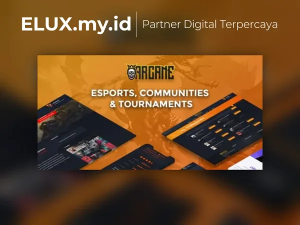 Jual Arcane The Gaming Community Wordpress Theme