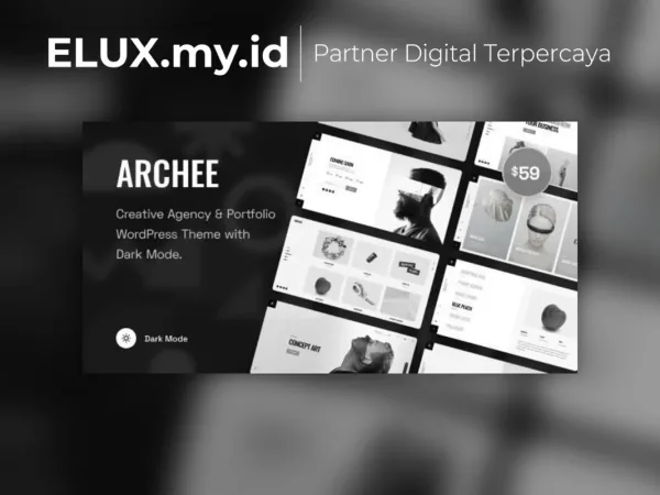 Lisensi Resmi Archee Creative Agency Portfolio Wordpress Theme
