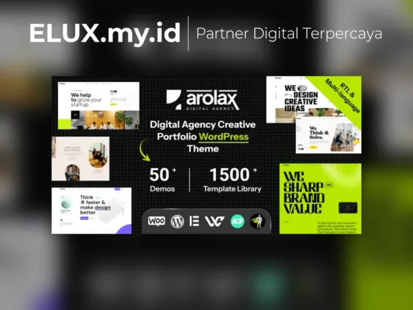 Jual Arolax Creative Digital Agency Wordpress Theme