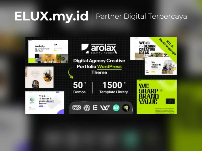 Jual Arolax Creative Digital Agency Wordpress Theme