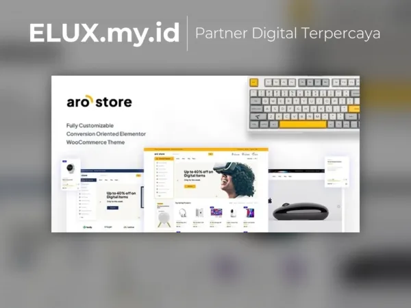 Foto Asli Arostore Electronics Store Woocommerce Wordpress Theme