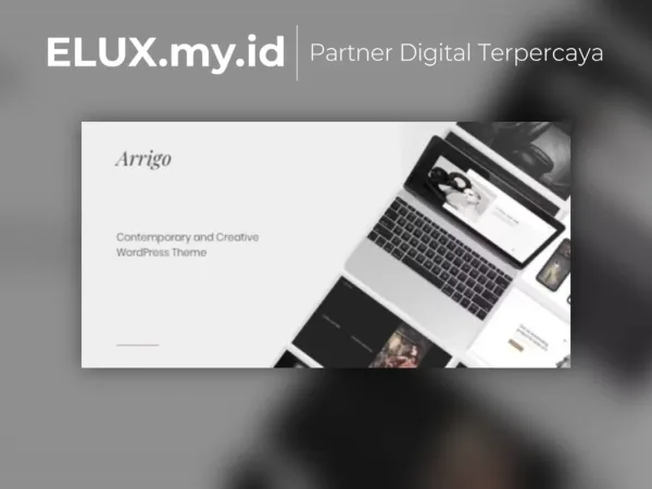 Lisensi Resmi Arrigo Contemporary Creative Portfolio Elementor Wordpress Theme