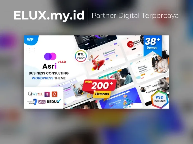 Asri Multi Purpose Elementor Wordpress Theme Foto Asli Asri Multi Purpose Elementor Wordpress Theme
