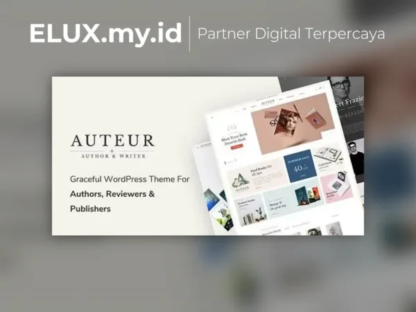 Jual Auteur Wordpress Theme For Authors And Publishers