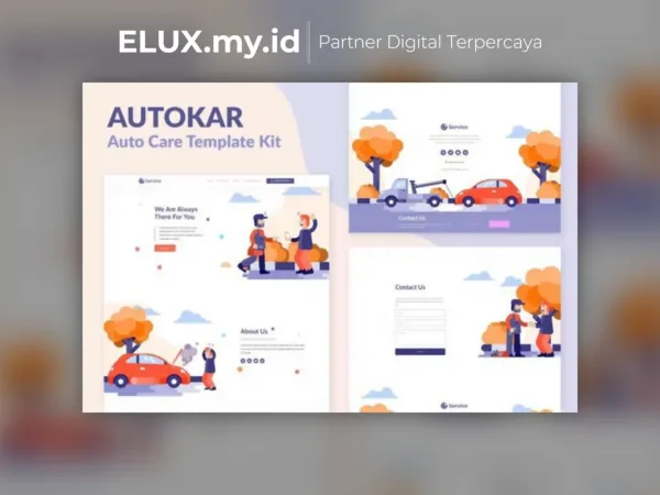 Foto Asli Autokar Auto Care Elementor Template Kit Lifetime Unlimited Domain