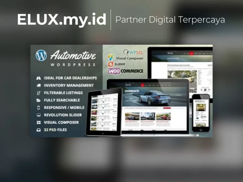 Automotive Car Dealership Business Wordpress Theme Foto Asli Automotive Car Dealership Business Wordpress Theme