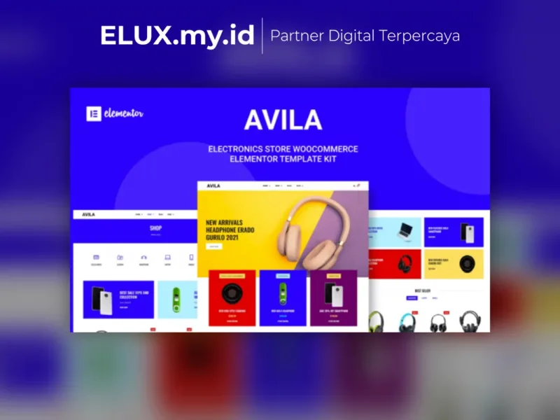 Avila Electronic Woocommerce Elementor Template Jual Avila Electronic Woocommerce Elementor Template Kit Lifetime Unlimited