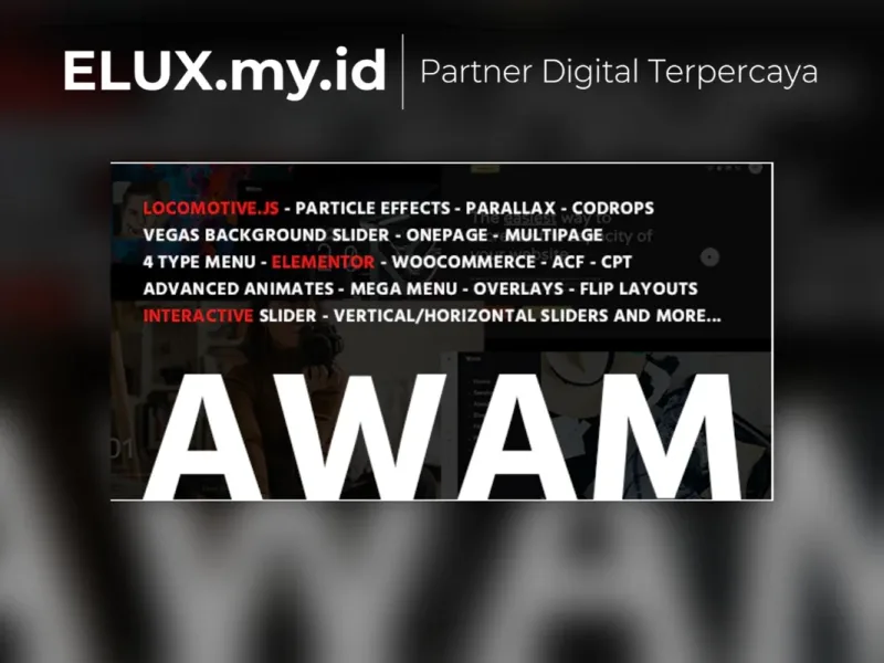Awam Creative Agency Portfolio Elementor Lisensi Resmi Awam Creative Agency Portfolio Elementor Wordpress Theme