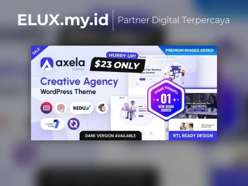 Axela Creative Agency Portfolio Wordpress Theme Lisensi Resmi Axela Creative Agency Portfolio Wordpress Theme