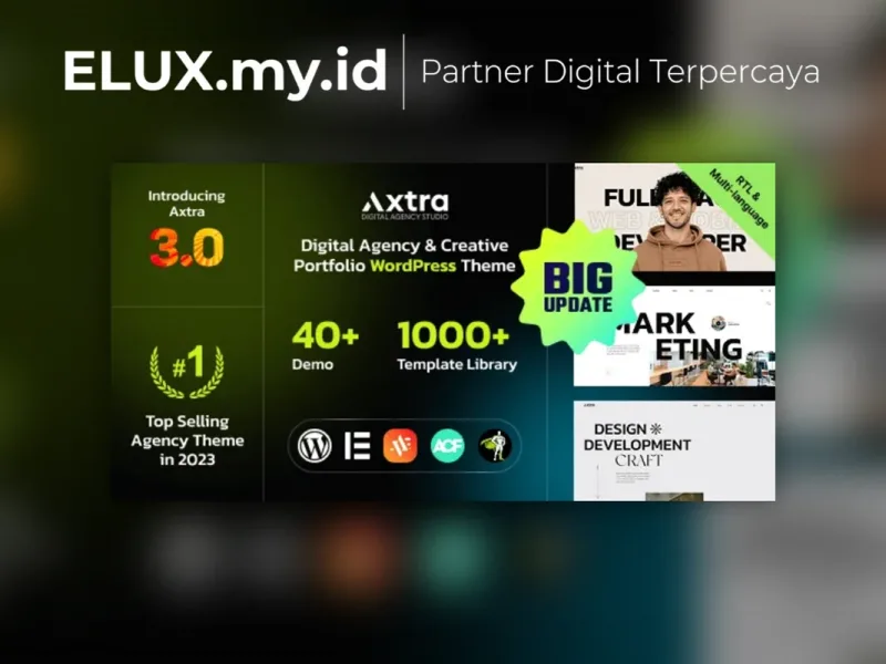 Axtra Digital Agency Creative Portfolio Wordpress Jual Axtra Digital Agency Creative Portfolio Wordpress Theme