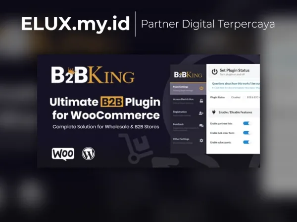 Lisensi Resmi B2bking The Ultimate Woocommerce B2b Wholesale Wordpress Plugin