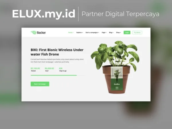Foto Asli Backer Themeum Wordpress Theme