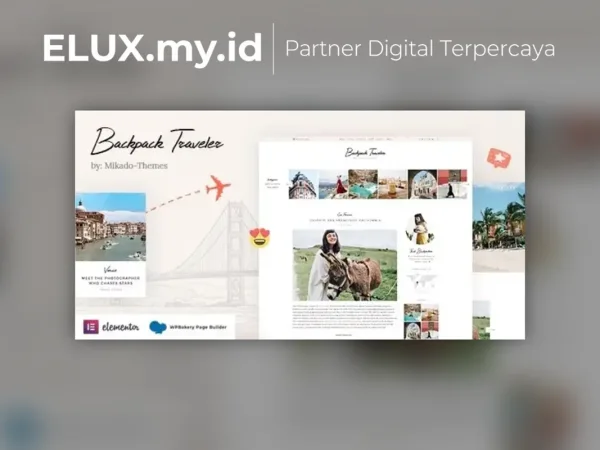 Detail Produk Backpack Traveler Modern Travel Blog Wordpress Theme