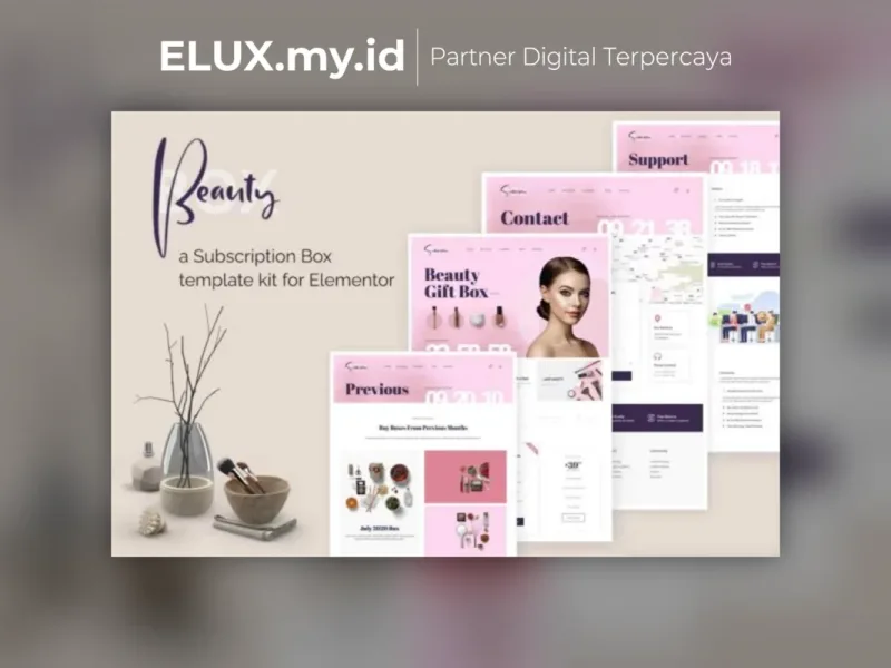 Beautybox Subscription Box Elementor Template Kit Tampilan Beautybox Subscription Box Elementor Template Kit Lifetime Unlimited