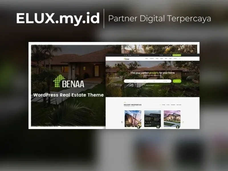 Benaa Real Estate Wordpress Theme Detail Produk Benaa Real Estate Wordpress Theme