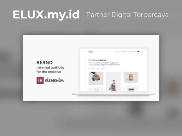 Detail Produk Bernd Minimal Wordpress Portfolio Theme