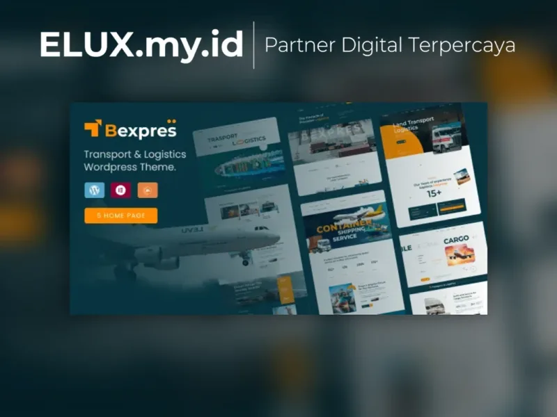 Tampilan Bexpres Transport Logistics Wordpress Theme