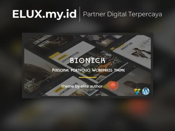 Foto Asli Bionick Personal Portfolio Wordpress Theme