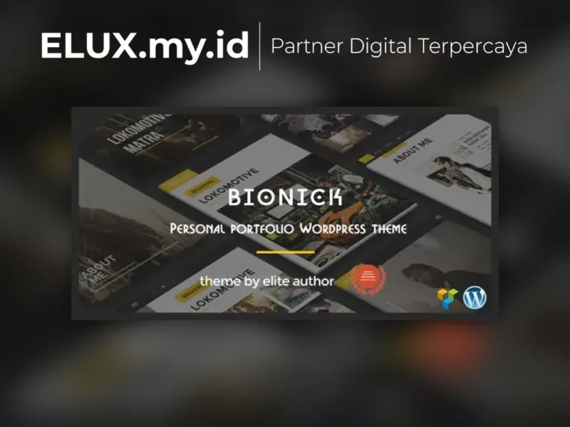 Bionick Personal Portfolio Wordpress Theme Foto Asli Bionick Personal Portfolio Wordpress Theme