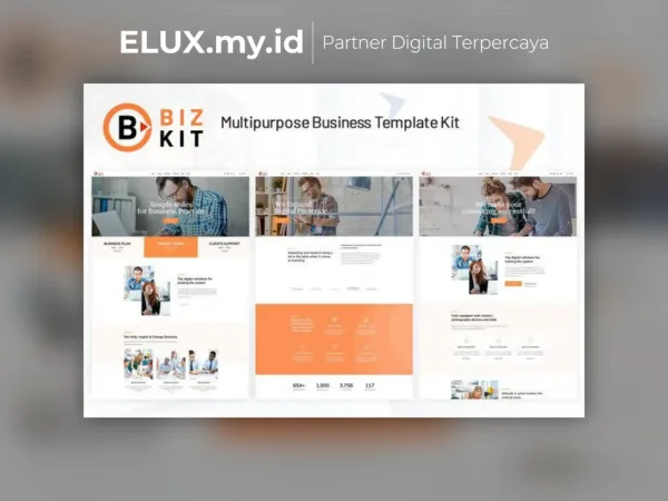 Jual Bizkit Multipurpose Business Template Kit Lifetime Unlimited Domain