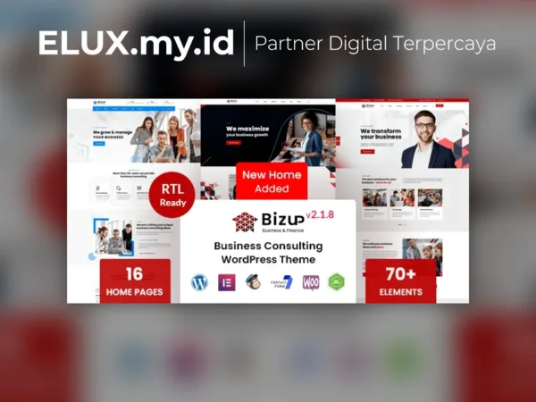 Jual Bizup Business Consulting Wordpress Theme