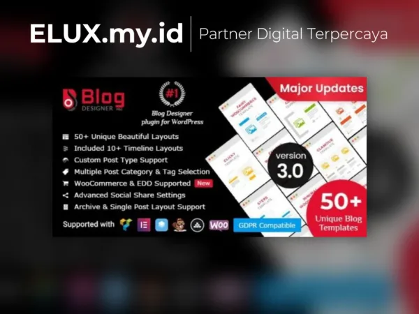 Lisensi Resmi Blog Designer Pro For Wordpress Plugin