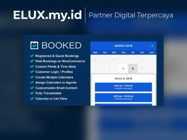Tampilan Booked Appointment Booking For Wordpress Plugin