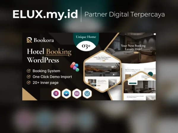 Lisensi Resmi Bookora Hotel Booking Wordpress Theme