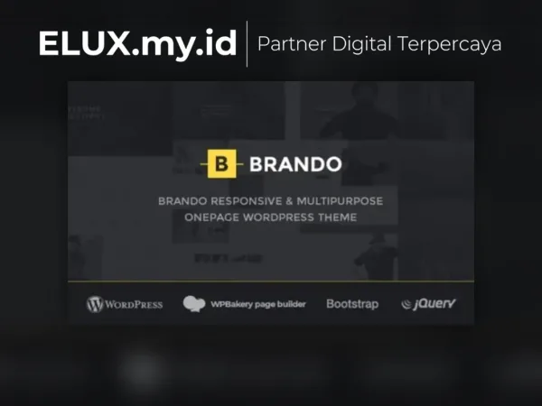 Detail Produk Brando Responsive And Multipurpose Onepage Wordpress Theme
