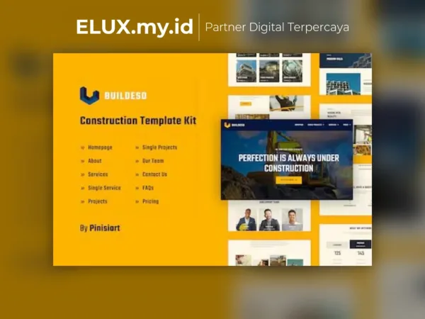 Jual Buildeso Construction Building Elementor Template Kit Lifetime Unlimited